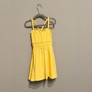 Janie and Jack Kaavia James Ruffle Trim Yellow Dress Size 3